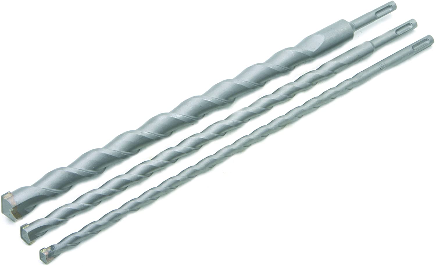 Rolson 48696 3 pc 400 mm SDS Drill Bit Set (12, 16, 25 mm), 3 Pieces