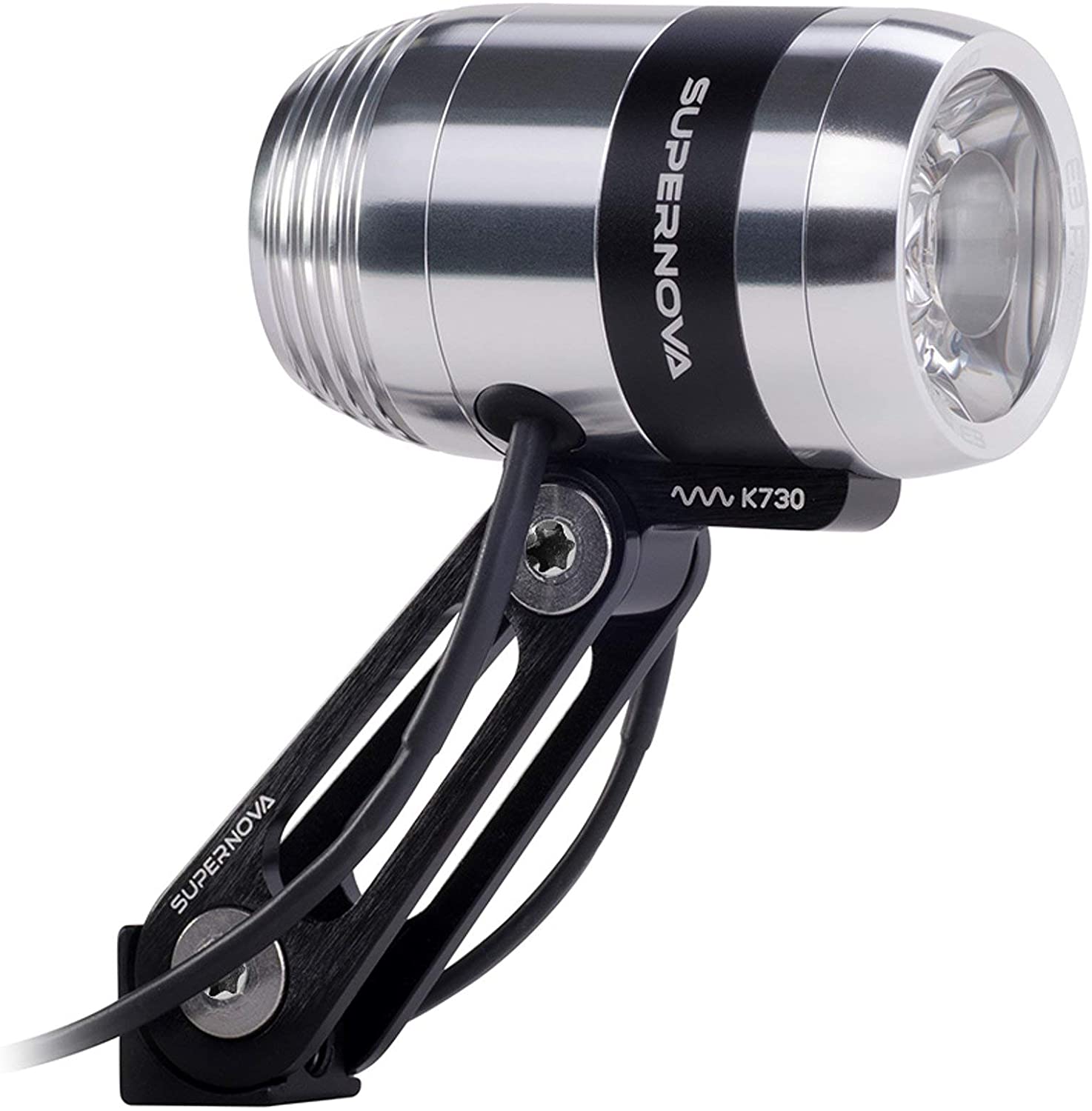 SUPER NOVA Unisex - Adult E3 Pro 2 Front Light, Silver, Dynamo