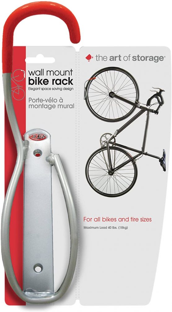 Delta Leonardo Wall Mount Hook To Hang Bike On - Grey - Image 2