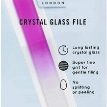 Elegant Touch Essential Implements Crystal Glass File, Translucent