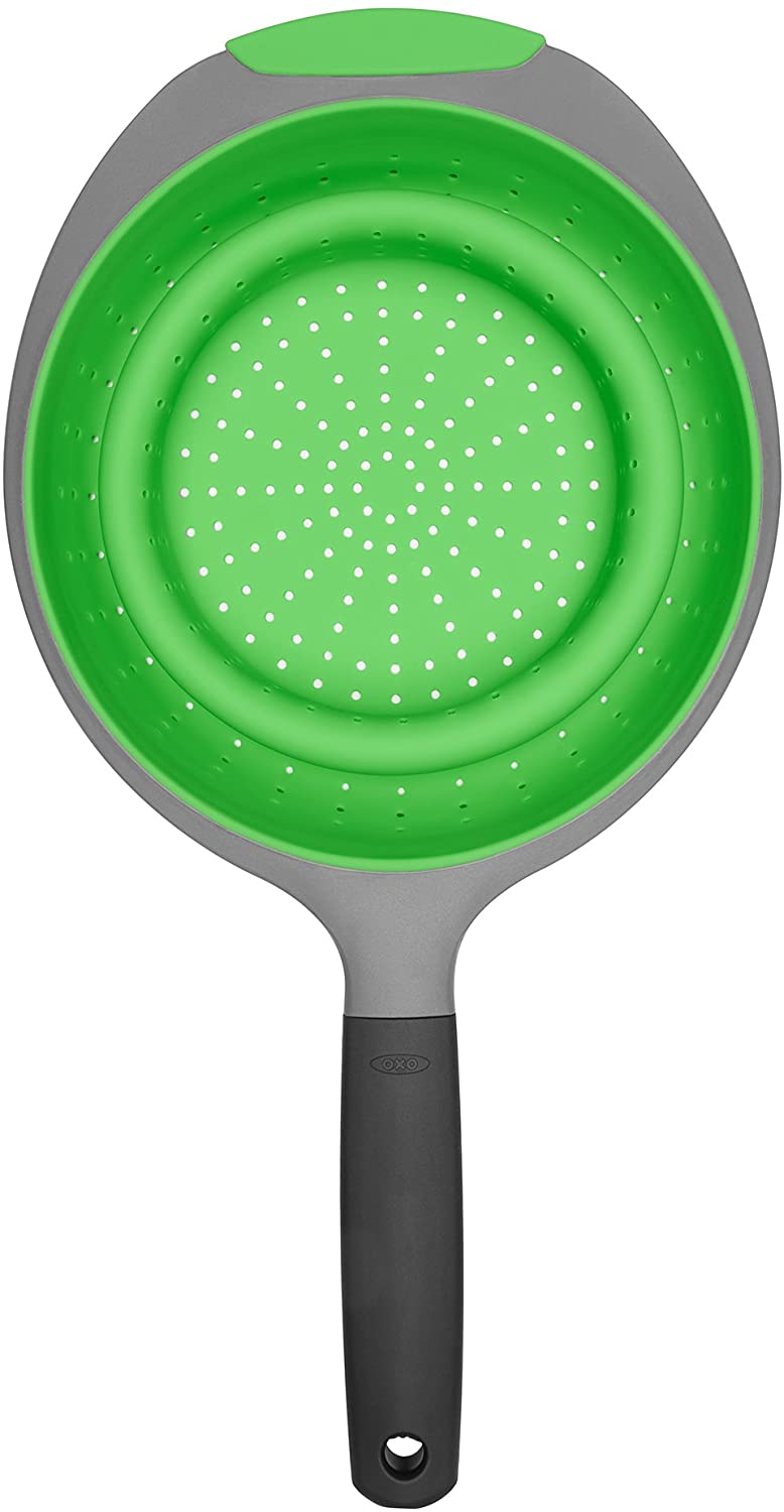 OXO Good Grips 2.27L Collapsible Strainer, Green, 1.9L - Image 4