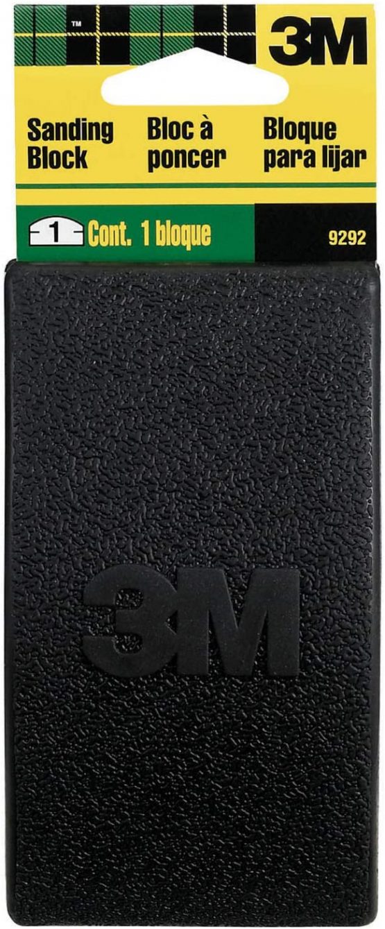 3M 9292 70mm x 125mm Rubber Sanding Block - (Pack of 1) - Image 2