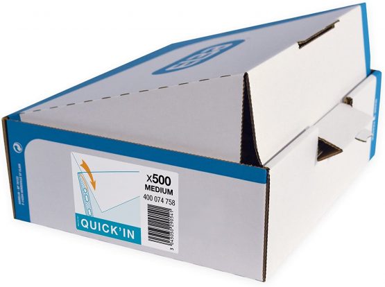 Elba 500 Quick'In Punched Pockets A4 Polypropylene 5/100 Colourless - Image 3