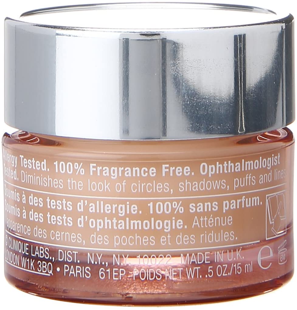 Clinique All About Eyes Lightweight Eye Cream With Vitamin C, Clear, 15 ml (Pack of 1) - Image 4