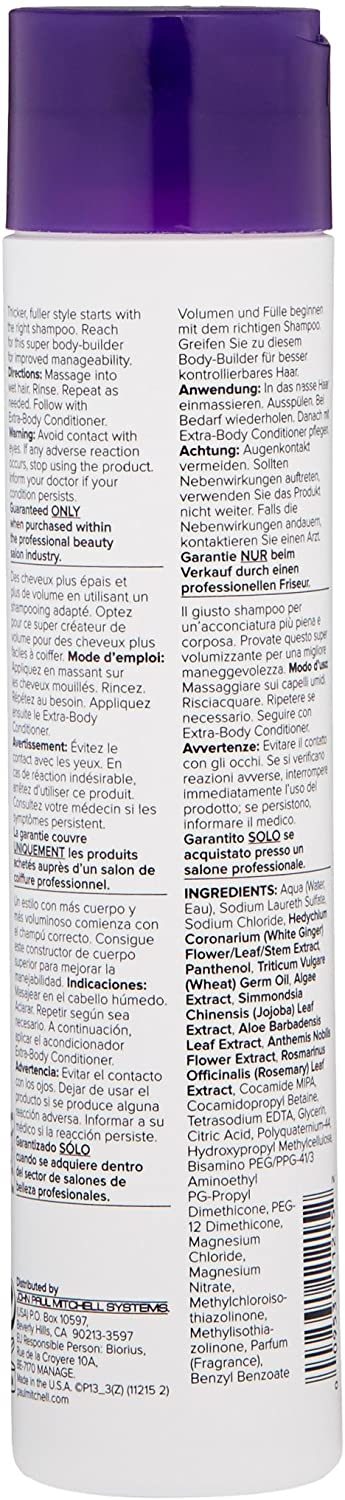 Paul Mitchell Extra-Body Daily Shampoo 300ml, Clear, 300 ml (Pack of 1) - Image 2