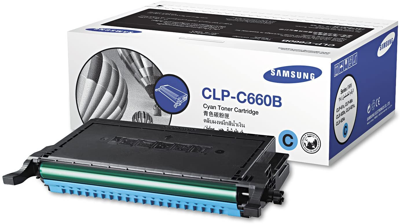 Samsung CLP-C660B - Toner cartridge - 1 x cyan - 5000 pages, CLP-C660B/SEE