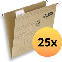 Elba Vertic 1/85440 Suspension Files 240 x 138 x 6 mm Recycled Cardboard 230 g/m² Pack of 25