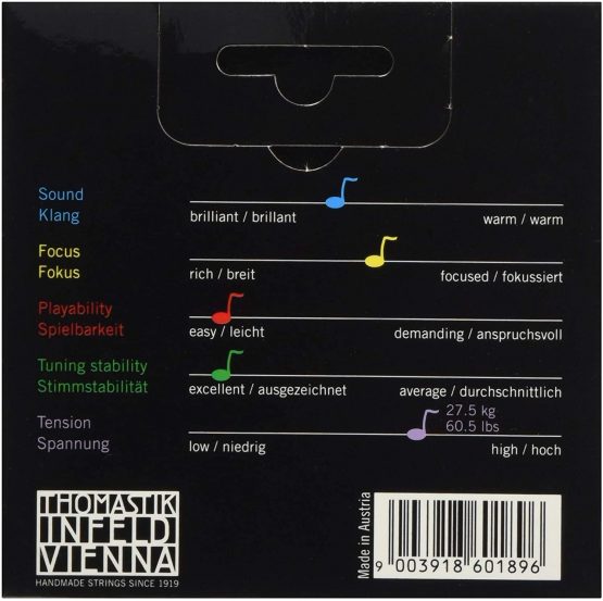 Thomastik Strings for Viola Belcanto set 4/4 medium, high-quality all-round string, recilient, durability - Image 2