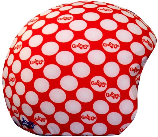 Coolcasc Red Dots Print helmet cover