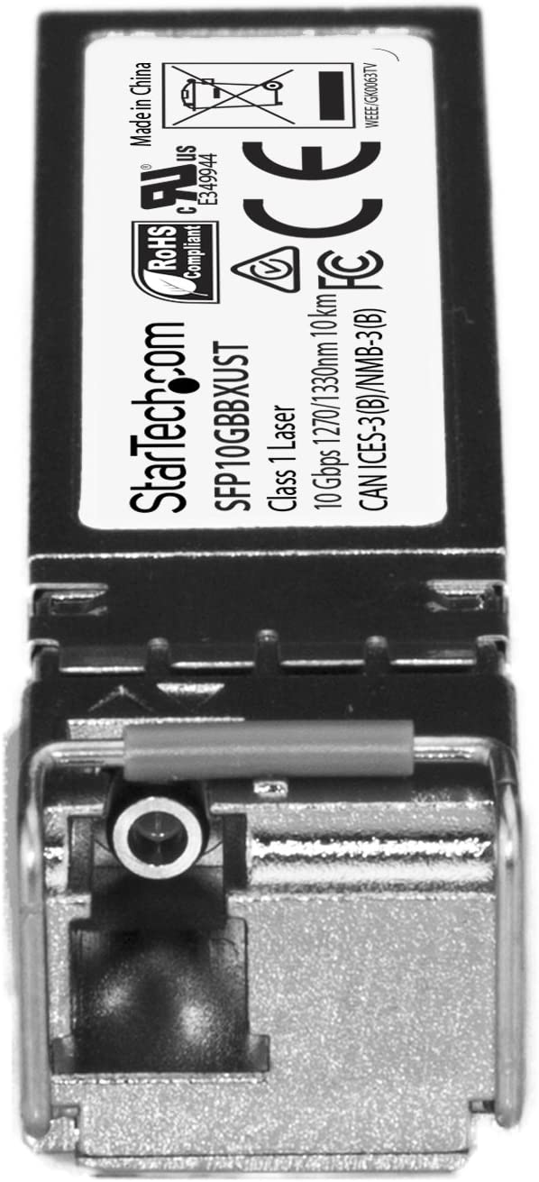 StarTech.com MSA Uncoded SFP+ Module, 10GBASE-BX, 10 Gigabit Ethernet BiDi Fiber Single Strand SFP+ Transceiver, LC 10km - Image 3