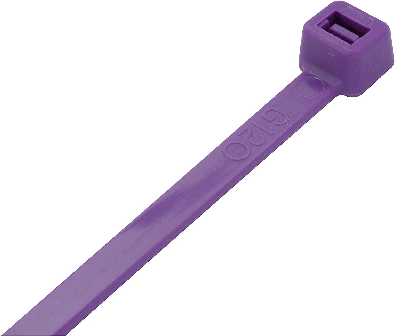 Gocableties Purple Cable Ties, 300mm x 4.8mm, Pack of 100, 12" Premium Nylon Zip Ties, Multi-Purpose Plastic Tie Wraps - Image 2
