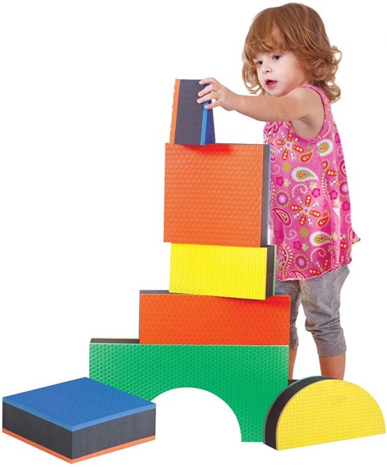 Edushape Jumbo Textured Blocks, 16-Piece - Image 3