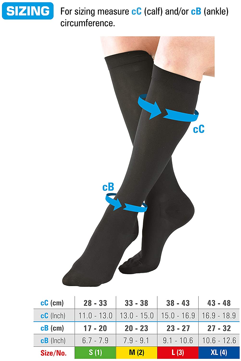 Neo G Travel Socks, for Mild Varicose Veins Long Flights, Improving Circulation, Tired, Aching Legs, Everyday Comfort - Image 3