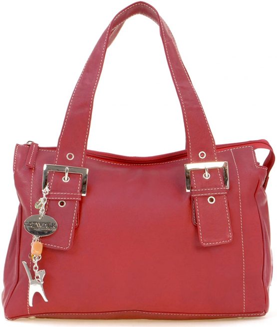 Catwalk Collection Handbags - Women's Soft Leather Top Handle/Slouchy Shoulder Bag - JANE