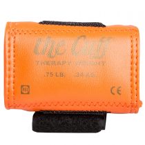 Weight cuff - Cando wrist and ankle weights - 340 g, orange - alternative to dumbbells