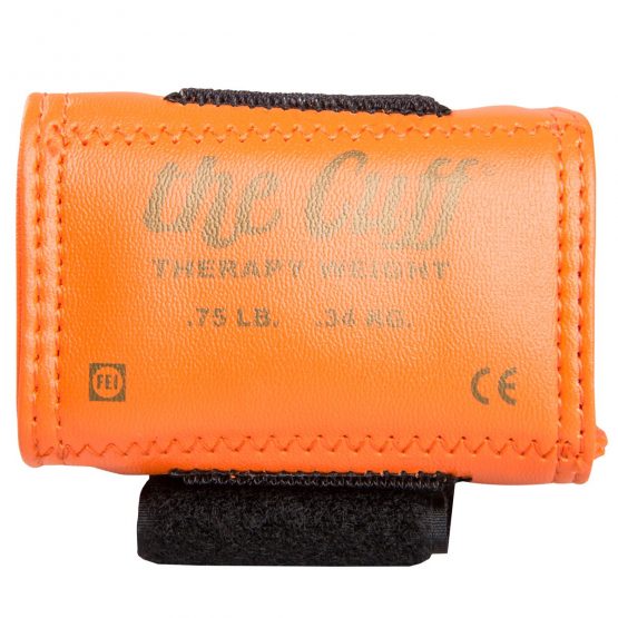 Weight cuff - Cando wrist and ankle weights - 340 g, orange - alternative to dumbbells