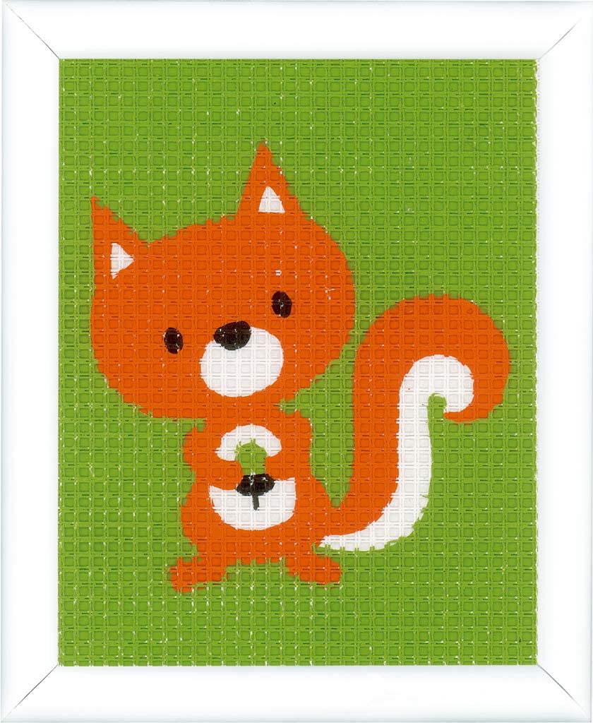 Vervaco Tapestry Kit: Little Squirrel, NA, 12.5 x 16cm, N\a