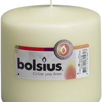 Bolsius Pillar Candle Regular , "Ivory 100 mm Width"