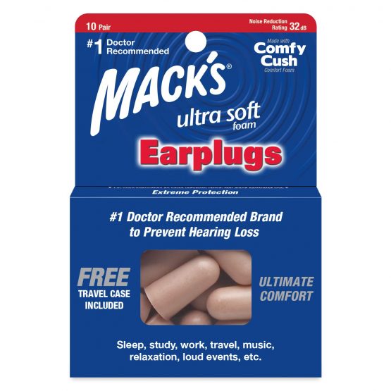 Mack's Ultra Soft Foam Earplugs 10 Pairs
