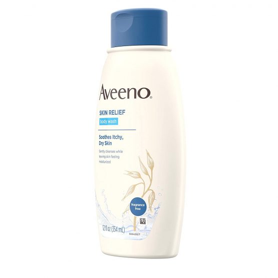 Aveeno Active Naturals Skin Relief Body Wash, Fragrance Free, 12 Fl. Oz - Image 2