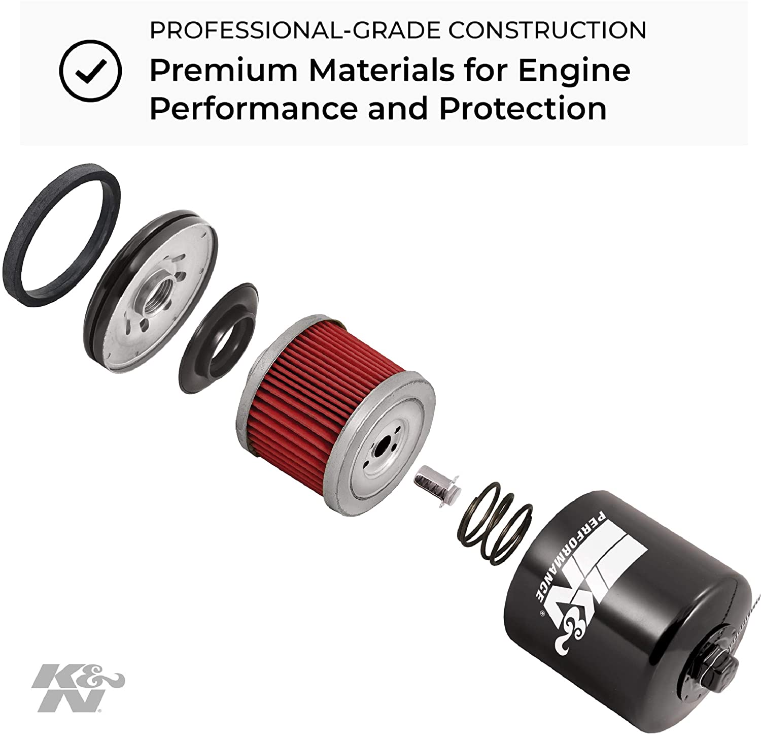 K&N Filters KN170C Motorcycle Oil Filter BigaMart