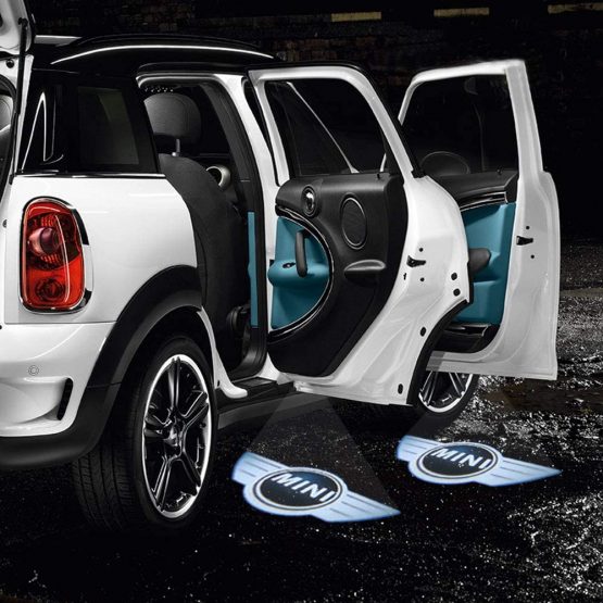 Spongent Car Door Light Courtesy Shadow 3D Lamps Logo Projector 2 pieces Compatible with Mini Cooper R55 R56 R57 R58 R59 R60 R61 F54 F55 F56 F57 - Image 4