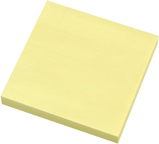 Herlitz 75 x 75 mm Memo Stickers - Yellow - Image 3