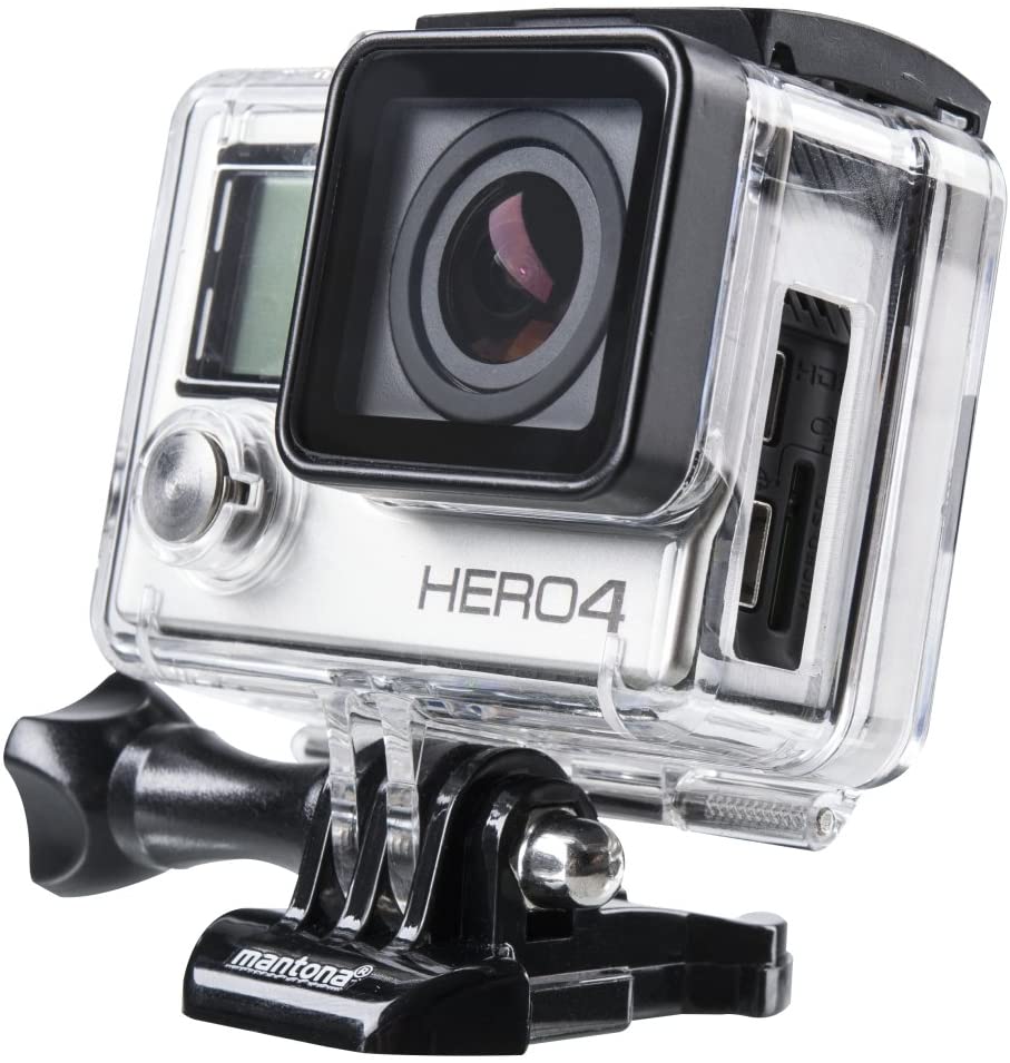 Mantona 21038 Casing for GoPro Hero 3+/4 Transparent Skeleton Design ...