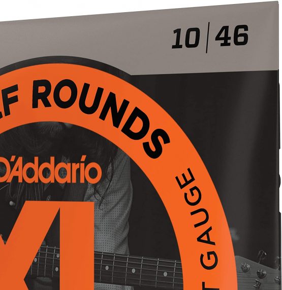 D'Addario EHR310 XL Half Rounds Regular Light (.010-.046) Electric Guitar Strings - Image 4