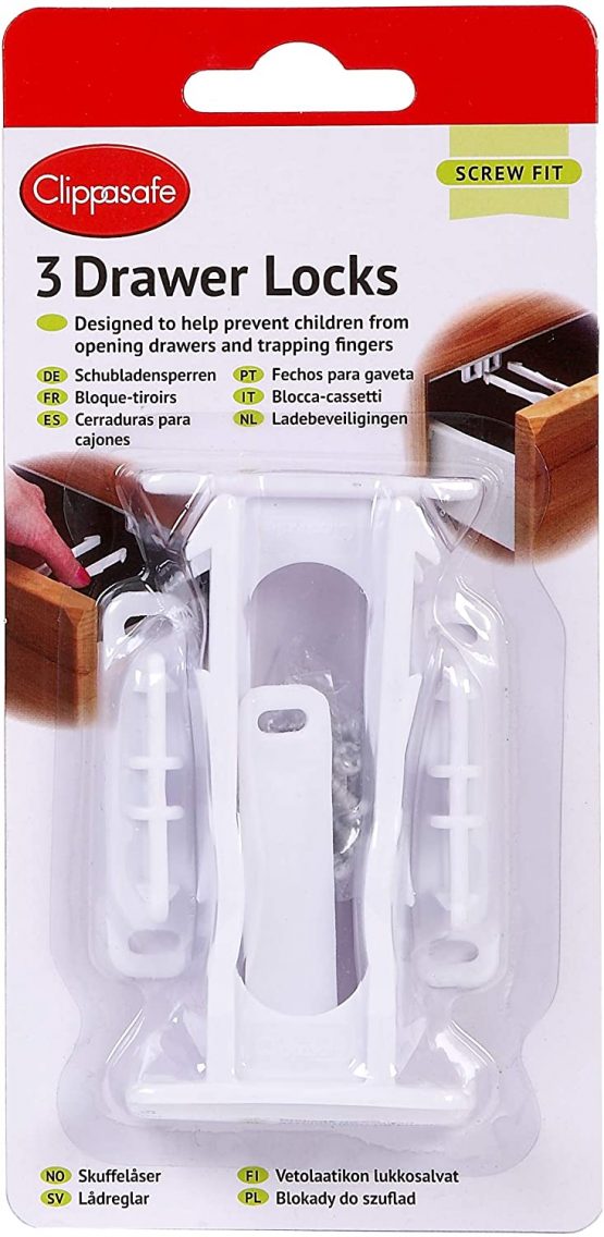 Clippasafe Drawer Lock (3-Pack)