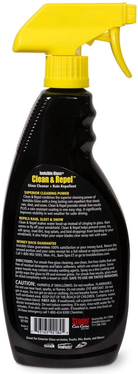Invisible Glass 92184 Premium Glass and Windscreen Cleaner with Rain Repellent, Clear - Image 2