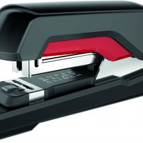 Rapid Stapler, 30 sheet capacity, SuperFlatClinch, Black/Red, Ergonomic plastic body, S27, 5000541