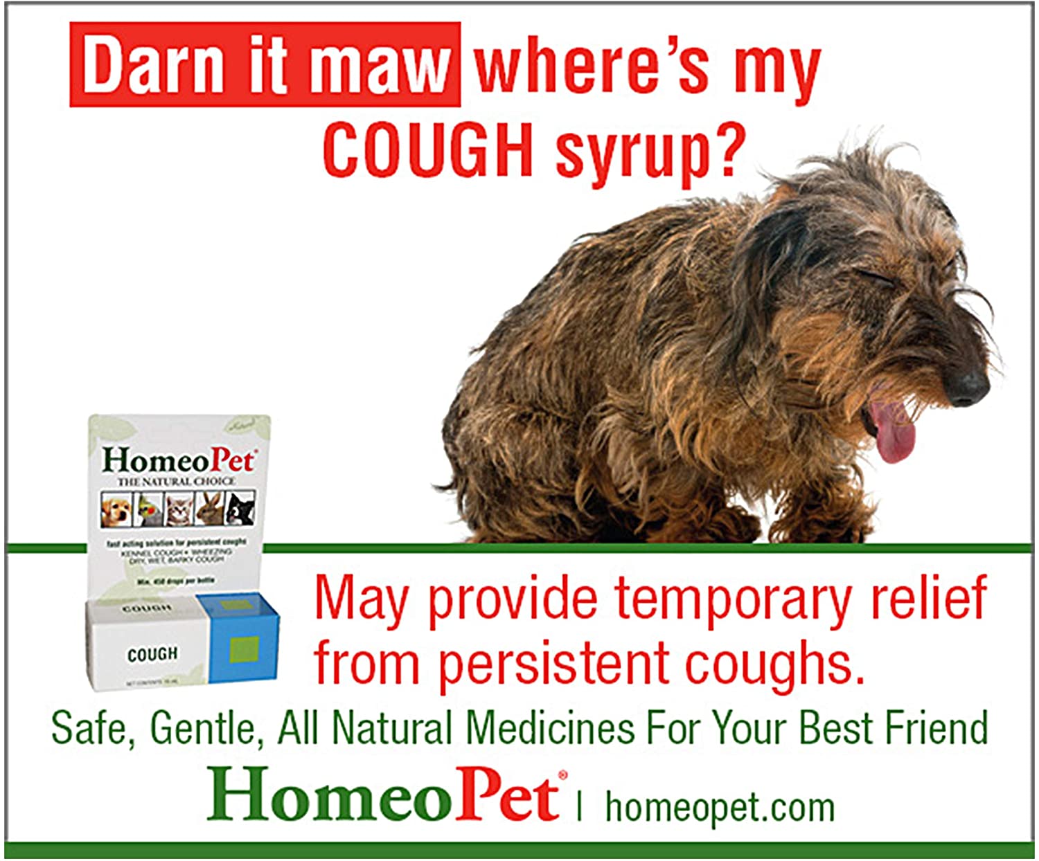 HomeoPet Cough, Natural Cough Supplement for Dogs Cats, and Other Pets, Safe and Gentle Cough Medicine, 15 Milliliters - Image 3