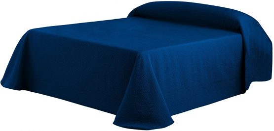 Eysa Gravel Bedspread 250 cm. Colour 03, Polyester, Blue