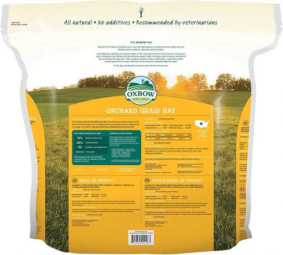 Petlife Oxbow Orchard Grass Hay for Small Pet, 1.13 kg - Image 2