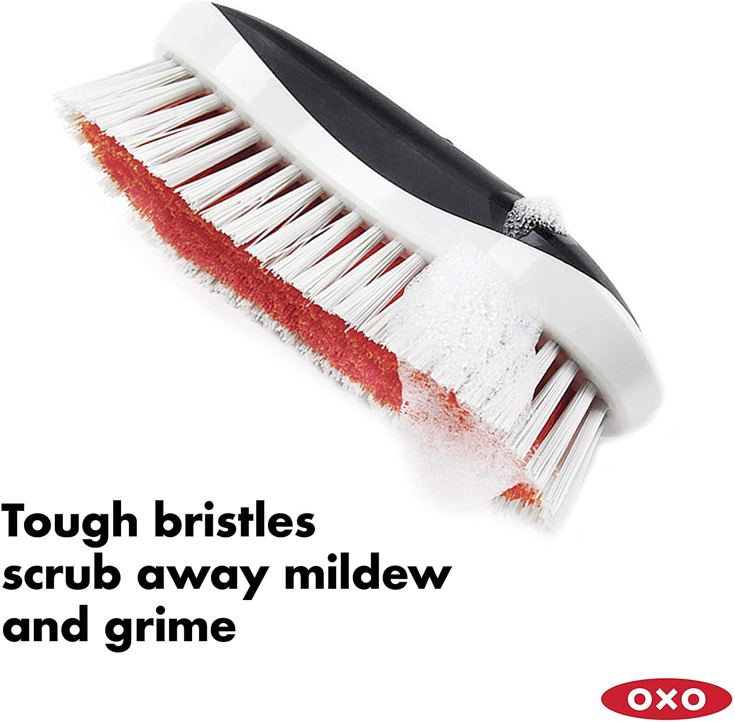 OXO Good Grips Heavy Duty Scrub Brush, Black, 6.9 x 7.6 x 26.6 cm - Image 4