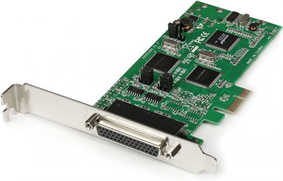 StarTech 4 Port PCI Express PCIe Serial Combo Card with Breakout Cable - 2 x RS232 2 x RS422 / RS485 - Dual Profile (PEX4S232485) - Image 4