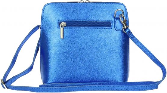 Girly HandBags Metallic Genuine Leather Cross Body Shoulder Bag - Image 3