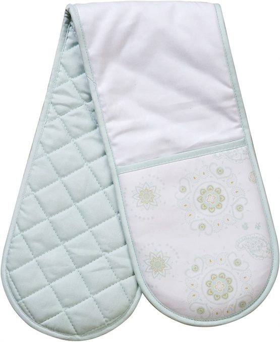 Premier Housewares Paisley Spiral 100% Cotton Double Oven Glove
