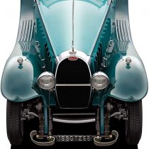 Bauer Exclusive Model Car 1: 18 BUGATTI ROYALE Roadster Esders 1932: MedMod with Doors and Bonnet to Open Model – Green (1990TZ68)