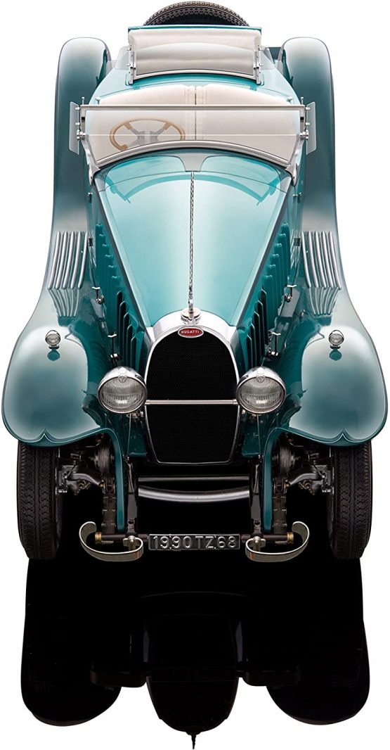 Bauer Exclusive Model Car 1: 18 BUGATTI ROYALE Roadster Esders 1932: MedMod with Doors and Bonnet to Open Model – Green (1990TZ68)