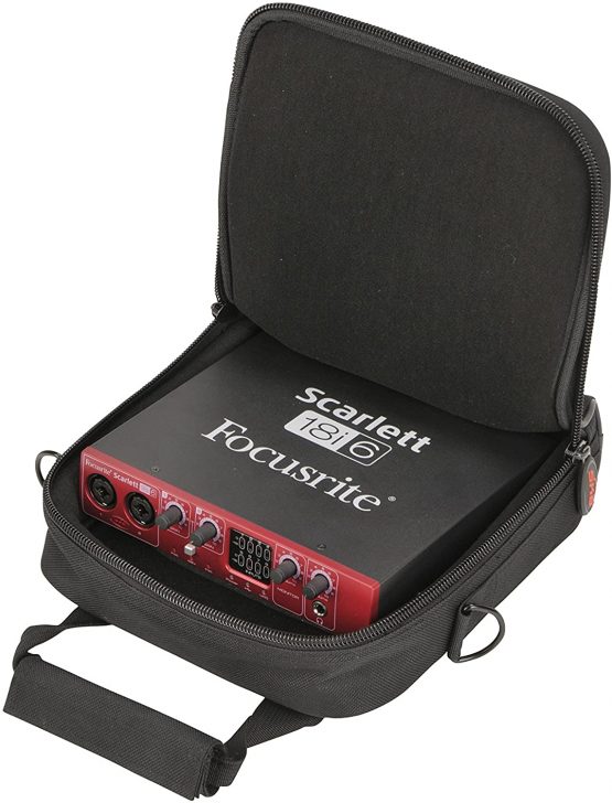 SKB 1SKB-UB0909 9x9x2.5 inch Universal Equipment Mixer Bag - Black - Image 3