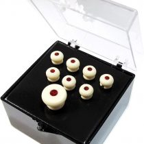 Martin 18APP60 Bridge And End Pin Set, White With Tortoise Inlay