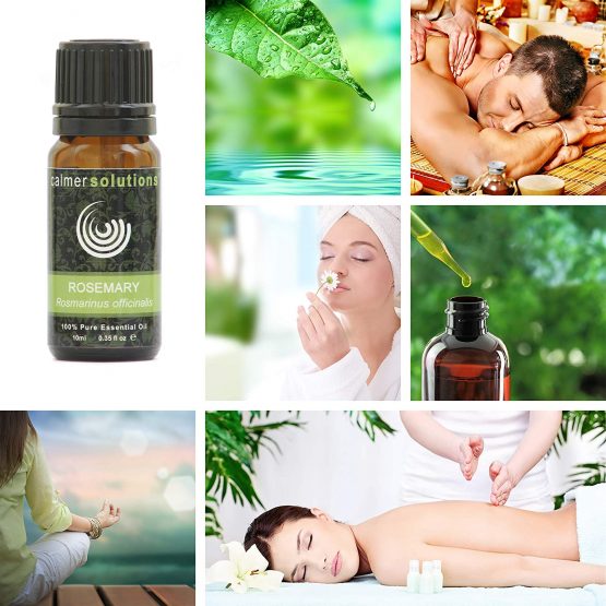 Calmer Solutions Rosemary 100% Pure Essential Aromatherapy Oil 10ml - Image 4