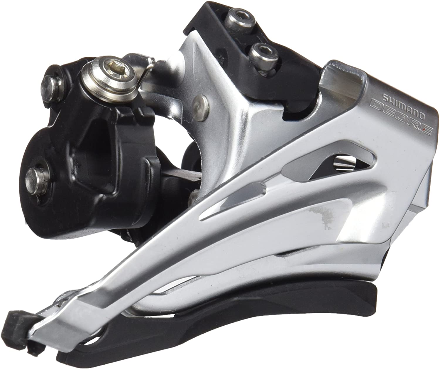 Shimano Deore Fd-m618lx6 Front Derailleur 2 x 10s, Black, 40x10x10cm