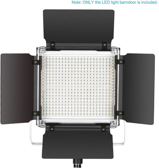 Neewer Professional LED Video Light Barn Door for 480 LED Light Panel, Solid Metal Construction (Only Barndoor Included) - Image 2