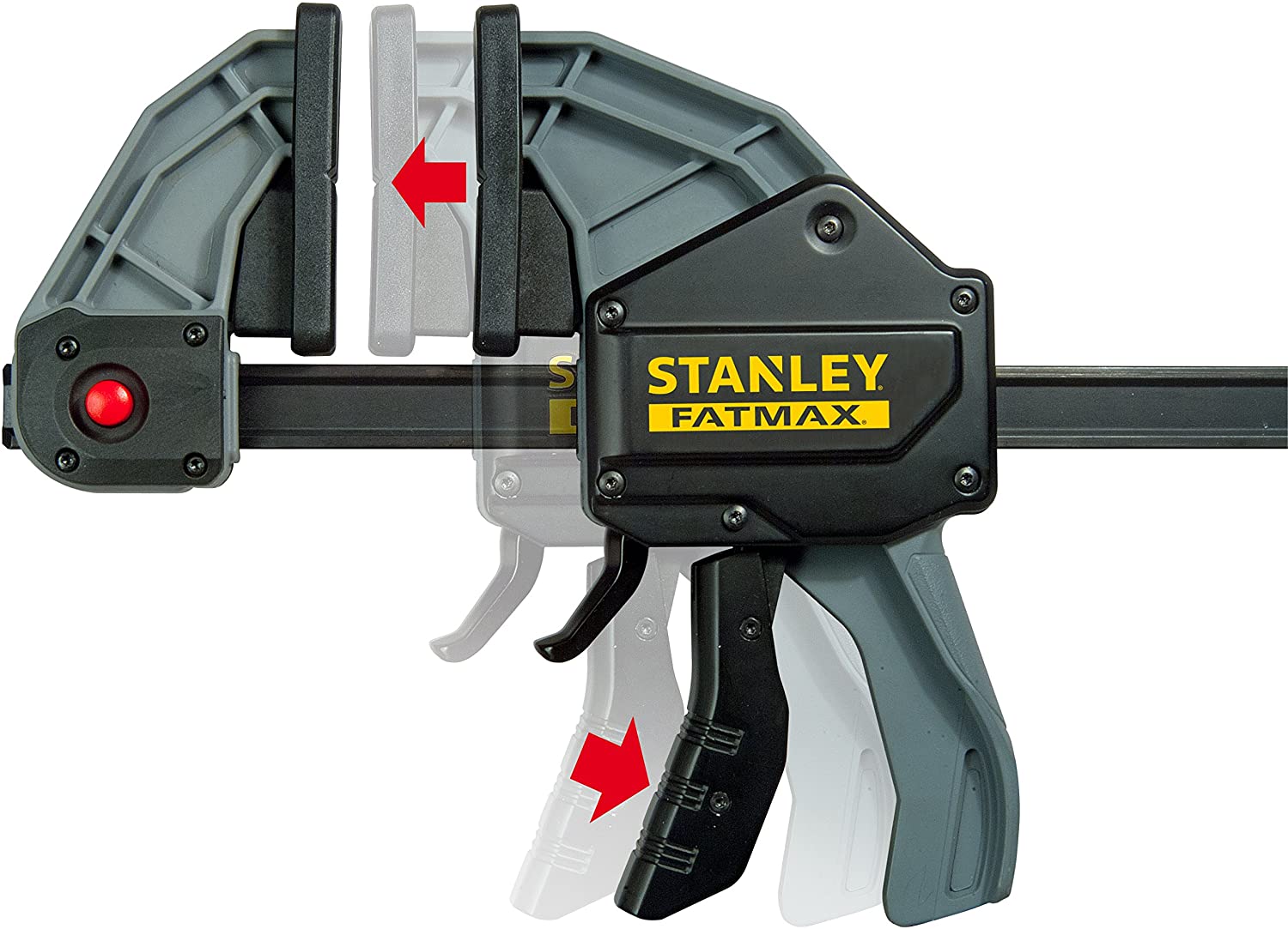 FatMax® XL Trigger Clamp 900mm, Black/Grey, Extralang - 1150mm - Image 2