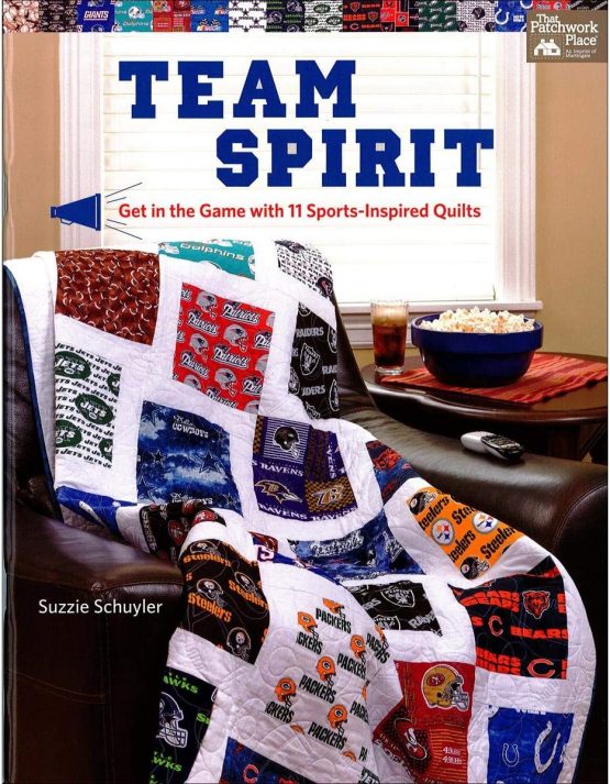 Martingale That Patchwork Place Team Spirit, Acrylic, Multicolour, 0.5x21.59x27.94 cm