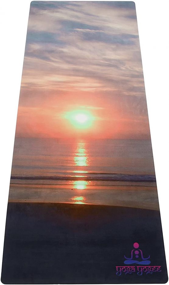 Yoga Yogee Unisex's Combo Yoga Mat, Sunrise, 180 x 60 cm