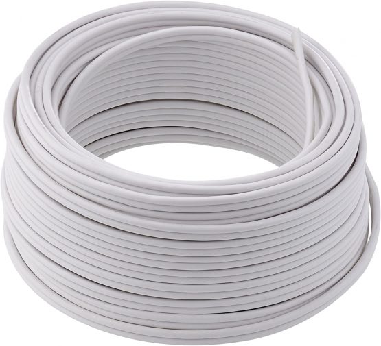 Loudspeaker Cable 2 x 1.5 mm² 20 m White